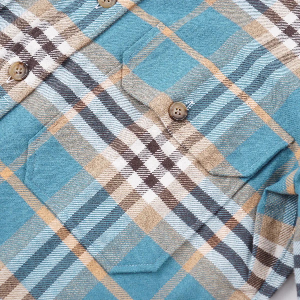 Sannino Slim-Fit Flannel Cotton Shirt