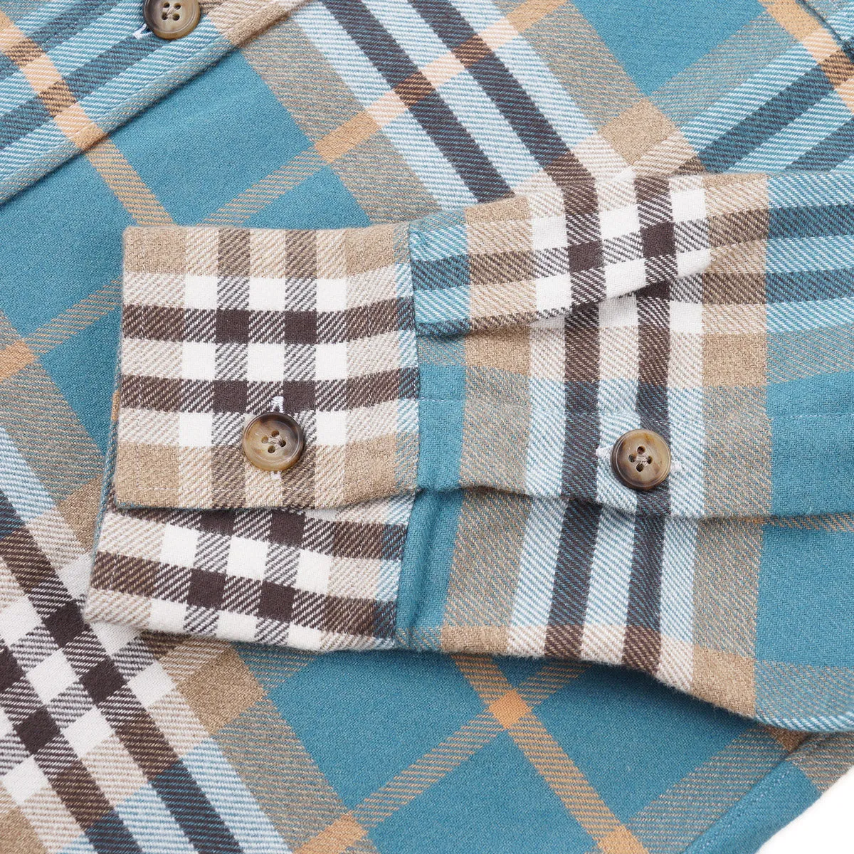 Sannino Slim-Fit Flannel Cotton Shirt