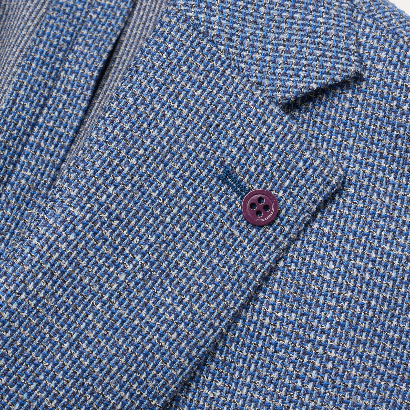 SARTORIA PARTENOPEA Blue Micro Cotton Jacket EU 52 NEW US 42 Current Model