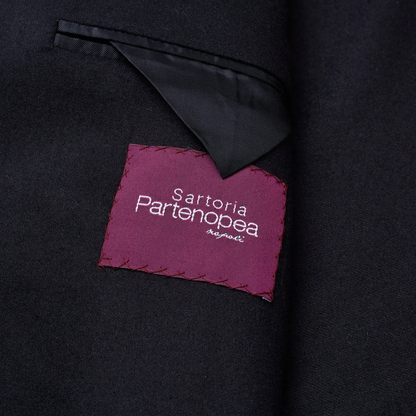 SARTORIA PARTENOPEA Navy Blue Wool-Cashmere Jacket EU 50 NEW US 40 Current Model