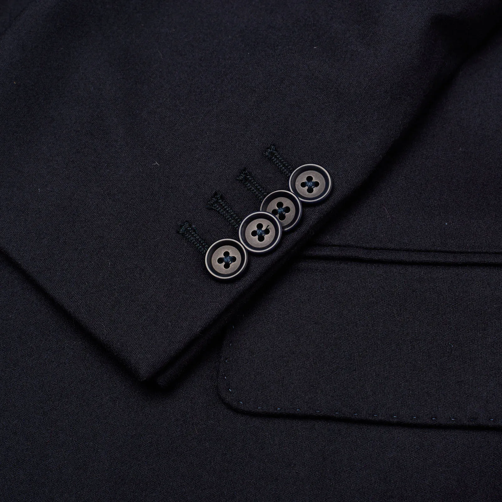 SARTORIA PARTENOPEA Navy Blue Wool-Cashmere Jacket EU 50 NEW US 40 Current Model