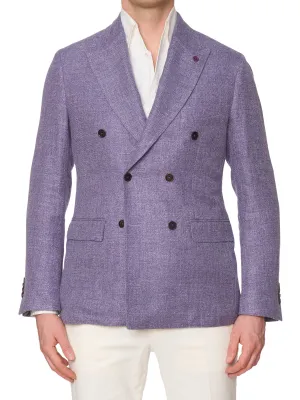 SARTORIA PARTENOPEA VBC Drapers Linen-Silk DB Jacket EU 50 NEW US 40