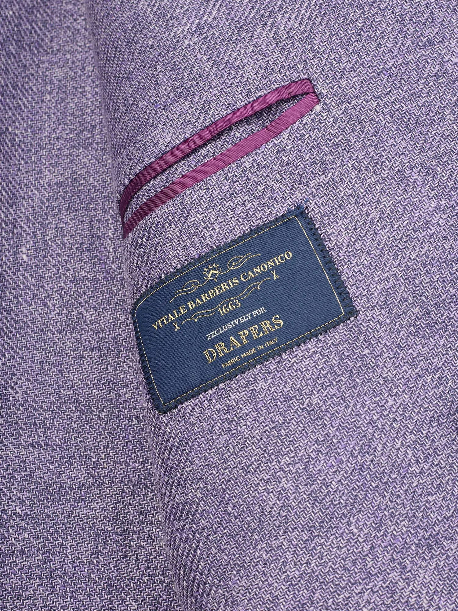 SARTORIA PARTENOPEA VBC Drapers Linen-Silk DB Jacket EU 50 NEW US 40