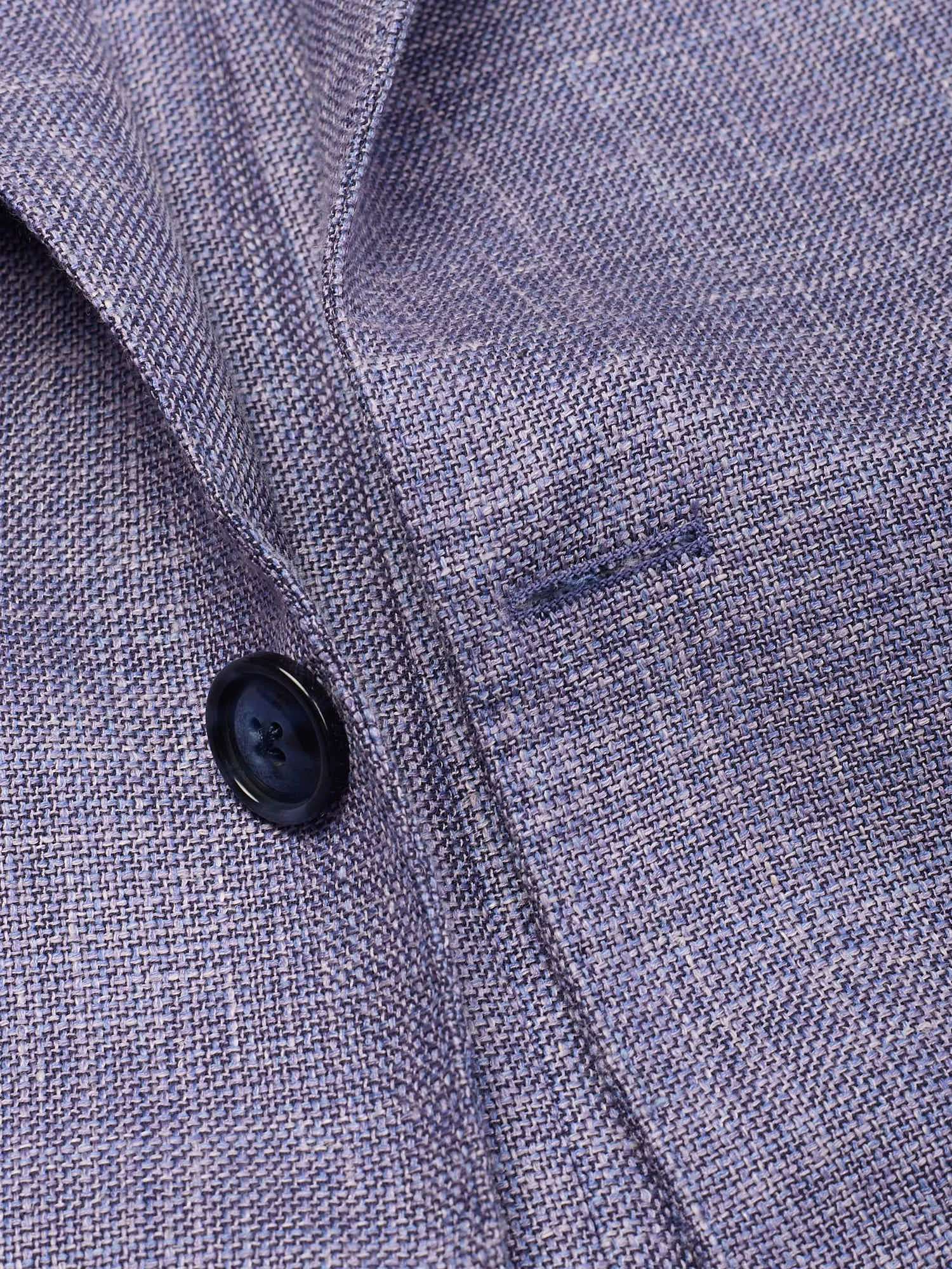 SARTORIA PARTENOPEA Violet Hopsack Wool-Silk-Linen Blazer Jacket EU 50 NEW US 40 Current Model