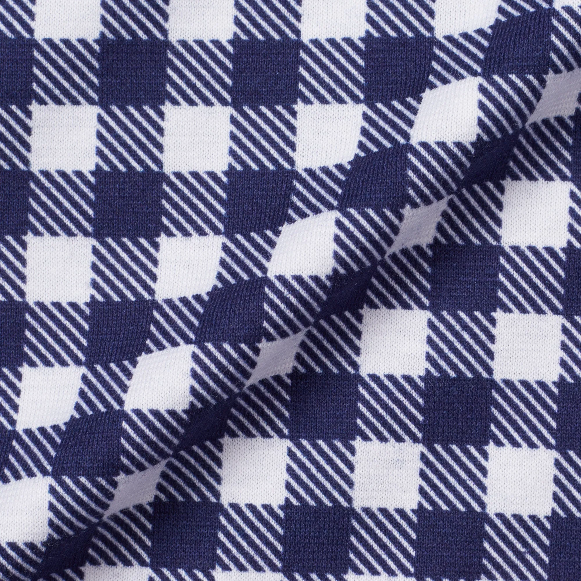 SARTORIO Napoli by KITON Blue Gingham Plaid Cotton Short Sleeve Casual Shirt NEW