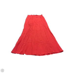 Skirt Maxi By Express In Red. Size: M