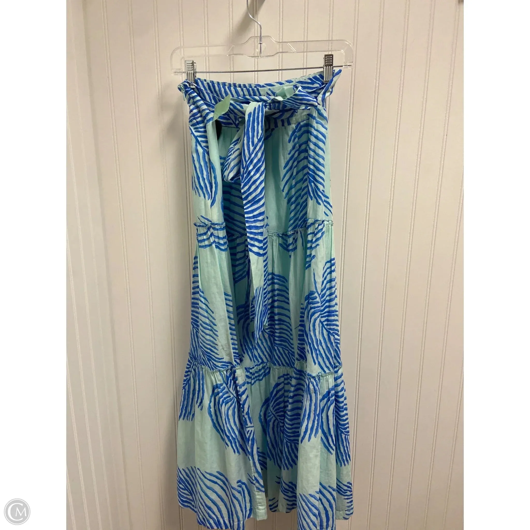 Skirt Maxi By Vineyard Vines In Blue. Size: 0