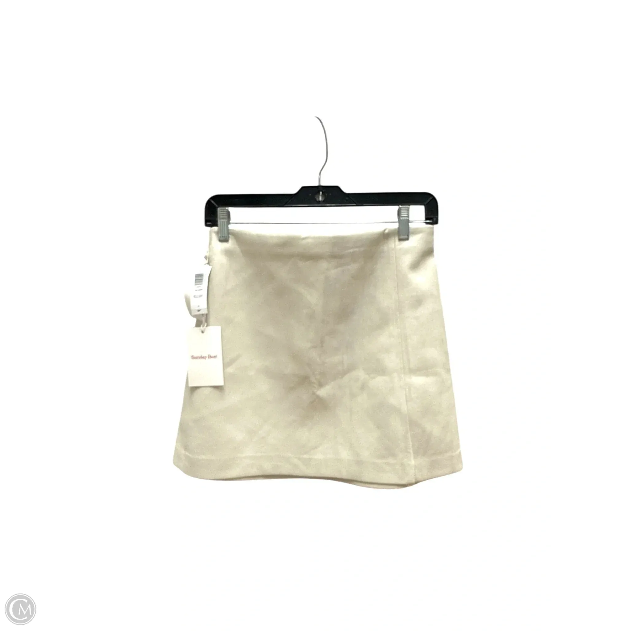 Skirt Mini & Short By Sunday Best In Ivory. Size: 6