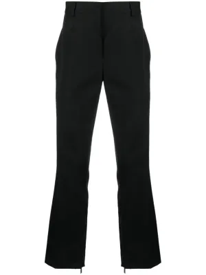 Straight-Leg Wool Trousers