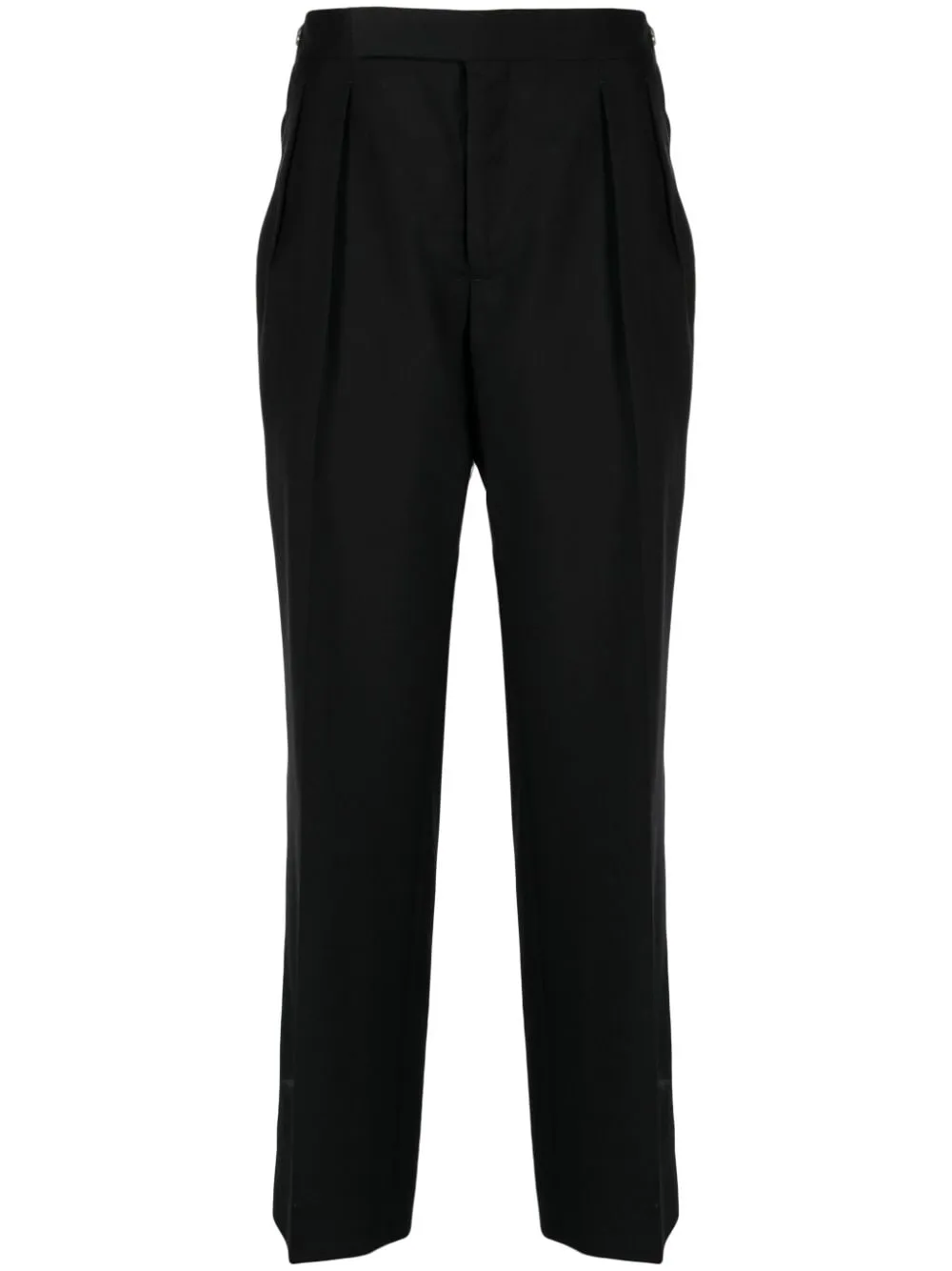 Straight-Leg Wool Trousers