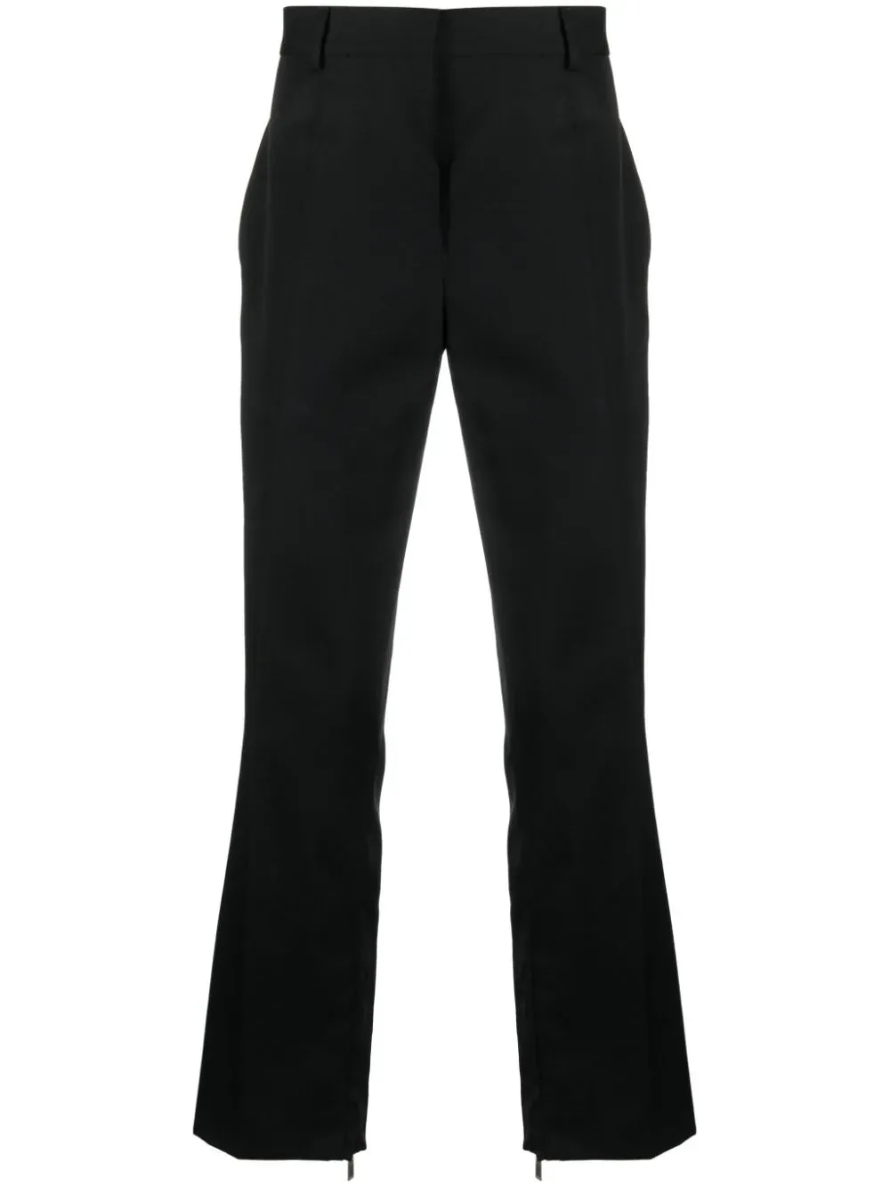 Straight-Leg Wool Trousers
