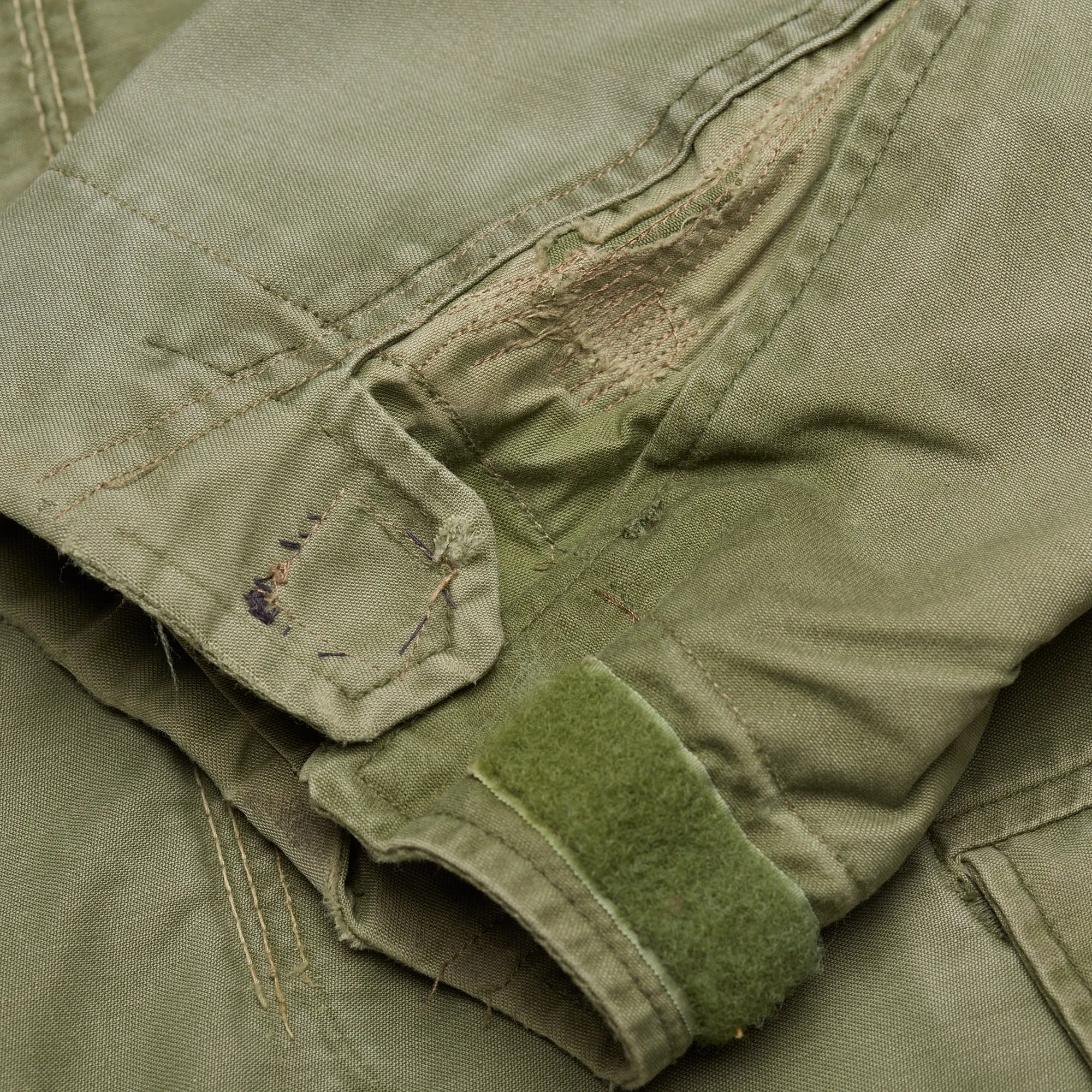 Vintage USMC Stencil M65 Olive Military Field Jacket Coat Size M Vietnam Era